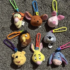 McDonald's Happy Meal Winnie the Pooh Toys 1999 COMPLETE Set of 8